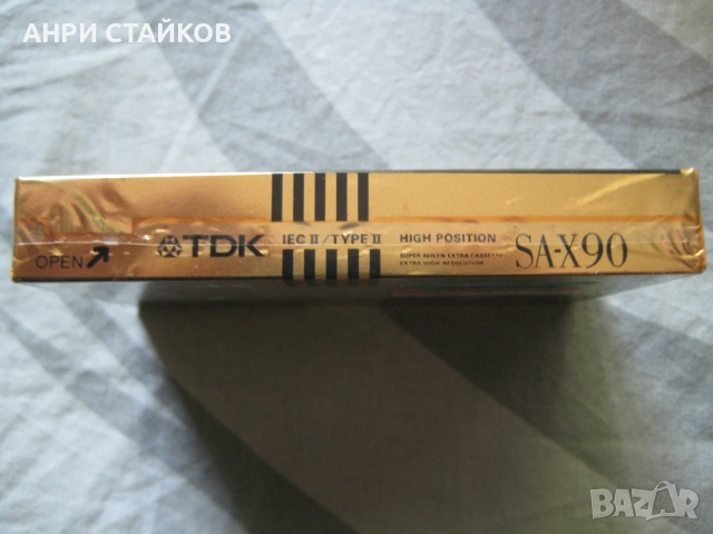 Продавам нови запечатани аудио касетки TDK SA90 и TDK SA-X90, снимка 9 - Аудио касети - 54761862
