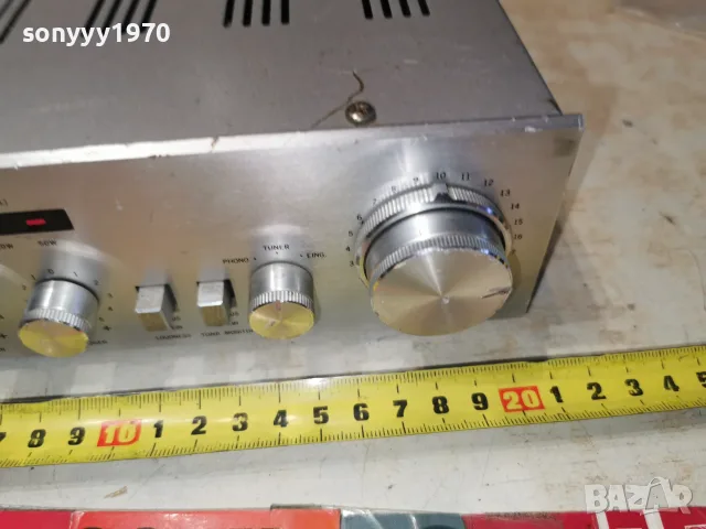 MARS MV-100 HI-FI AMPLIFIER ВНОС GERMANY 1008261012L4, снимка 8 - Ресийвъри, усилватели, смесителни пултове - 55610516