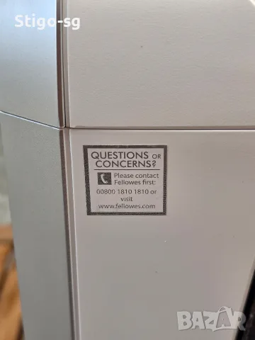Шредер-Унищожител на документи Fellowes Powershred® 15C, Ръчен, 15 листа, Сross-cut, Бял, снимка 6 - Друго търговско оборудване - 55415755