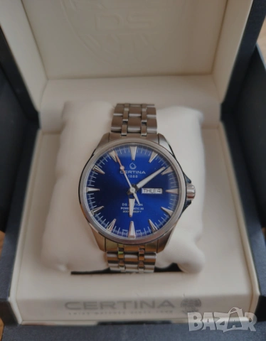 Продавам Certina DS Action Day-Date Powermatic 80 Nivachron, в перфектно състояние, бартер, снимка 4 - Мъжки - 54831044