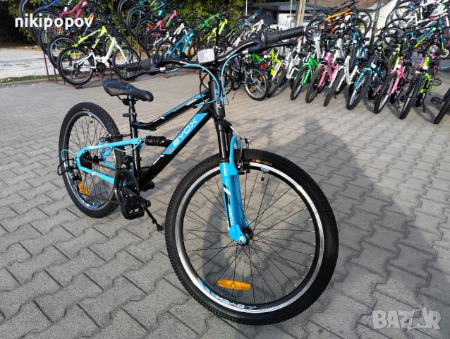 X Велосипед 24" ADVENTURA син, снимка 4 - Велосипеди - 54729533