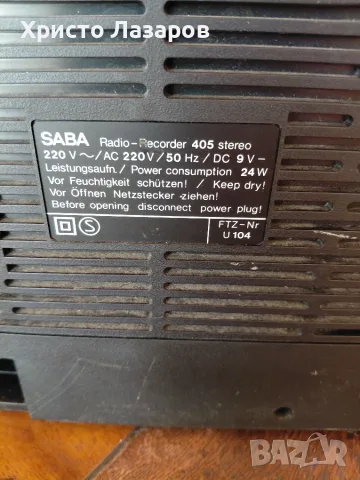 Радиокасетофон SABA, снимка 9 - Радиокасетофони, транзистори - 55603886