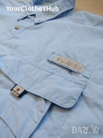 Columbia Sportswear PFG L size Мъжка риза с дълъг ръкав, снимка 10 - Ризи - 54449798