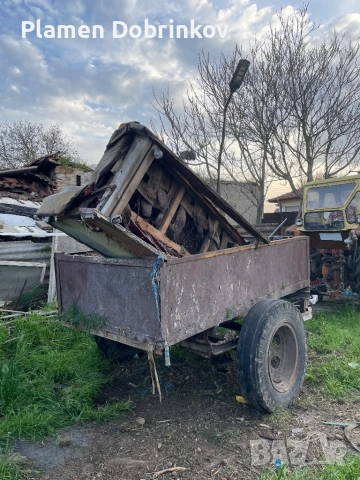 Трактор ЮМЗ Л6 с ремарке самосвал – комплект, много добро състояние, снимка 3 - Селскостопанска техника - 54194927