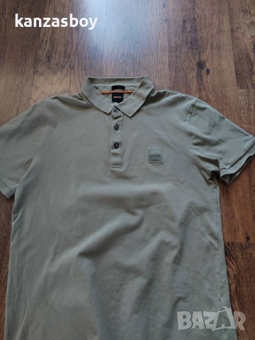 BOSS Orange Passenger slim fit polo shirt - страхотна мъжка тениска ХЛ, снимка 5 - Тениски - 55278849