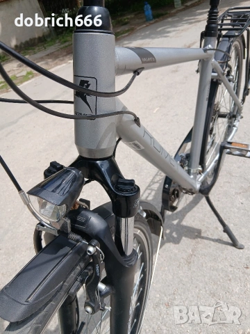 Алуминиев велосипед 28 цола Romet с амортисьори 24 скорости Shimano, снимка 6 - Велосипеди - 54500826