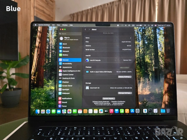 Лаптоп Apple - MacBook Pro 16, 16.2'', M4 Max 16/40, 48GB/1TB, Space Black , снимка 2 - Лаптопи за игри - 54946555