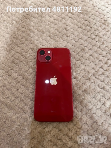 iPhone 13 red 256GB 100% капацитет
