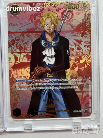 One Piece - Portgas.D.Ace & Sabo SEC Cards, снимка 9 - Колекции - 55492920