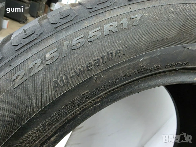 4бр всесезонни гуми 225/55/17 NEXEN L05605, снимка 6 - Гуми и джанти - 54514337