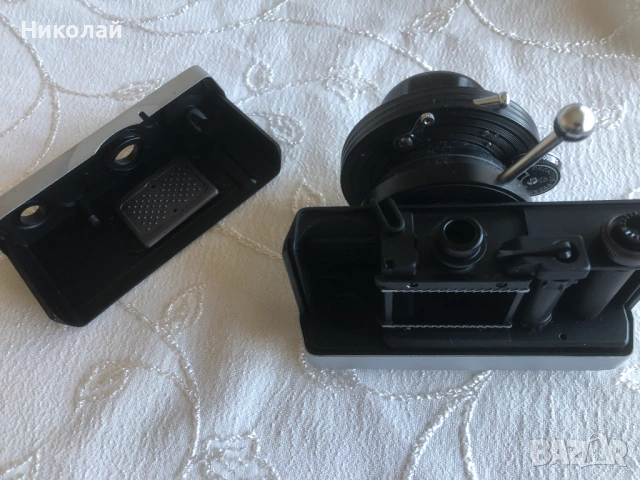  Микроскопски фотоапарат Carl Zeiss Jena Werra с микроскопски адаптер, лентов, от 60-те, чисто нов , снимка 9 - Колекции - 54904139