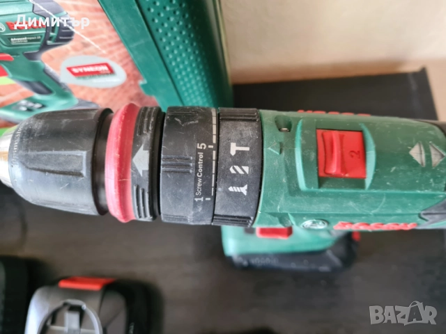 Ударен винтоверт бормашина Bosch 18v тяло с приставки, снимка 9 - Винтоверти - 55087893