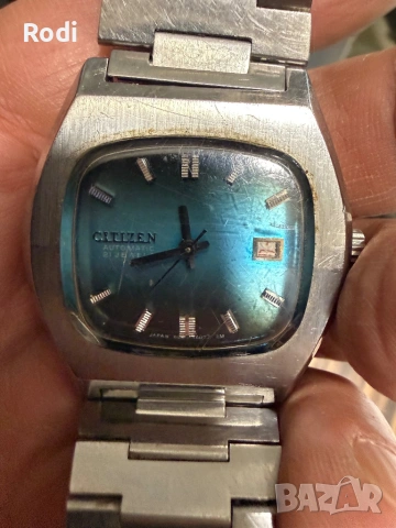стар мъжки часовник citizen автомат 70 те, снимка 5 - Мъжки - 54189145