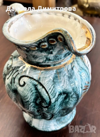 Керамична кана, Н. В. Belgium, снимка 4 - Антикварни и старинни предмети - 54288453