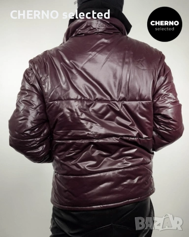 H&M x EDITION BY JOHN BOYEGA 2-в-1 мъжко пуфер яке • елек от еко кожа – лимитирана серия – L•XL, снимка 11 - Якета - 54031813