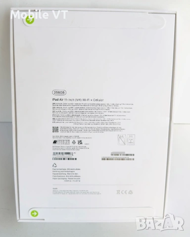 НОВ! Apple iPad Air 11” 256GB 2026 M4 WiFi+Cellular Purple ГАРАНЦИЯ!, снимка 2 - Таблети - 54329795