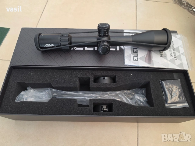 Оптически прицел Element Optics Helix 6-24x50 FFP – с подарък монтажи за Picatinny 20 mm , снимка 4 - Оборудване и аксесоари за оръжия - 55078921