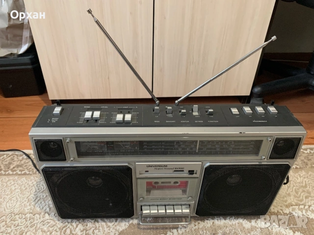 Ретро Класика Universum CTR 2605 Super Sound 16000 – ТОП състояние!, снимка 9 - Радиокасетофони, транзистори - 54456545