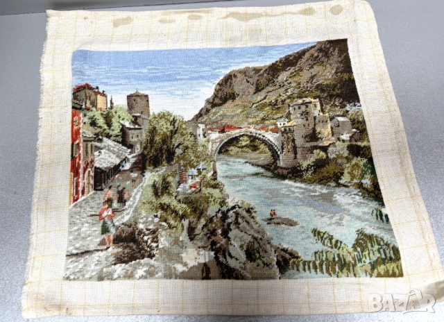 Ушит Гоблен "Мостар"-29см х 23,5 см
