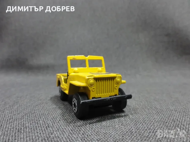 СТАРА РЕТРО МЕТАЛНА КОЛИЧКА MATCHBOX ENGLAND JEEP, снимка 5 - Колекции - 55428364