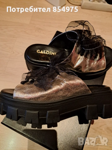 Дамски чехли естествена кожа , снимка 3 - Чехли - 54253633