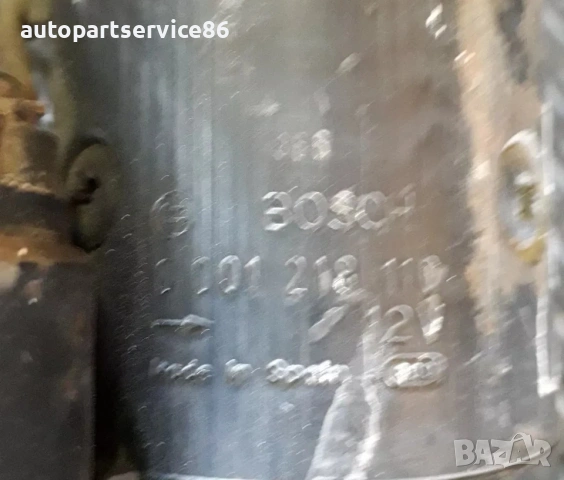 Стартерен мотор 2.3 D Bosch за Mercedes 507 (1987-1992) 0001218110, снимка 2 - Части - 54089609