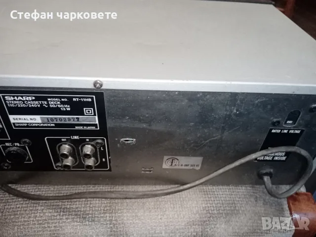 Касетачен дек SHARP, снимка 8 - Декове - 55600043