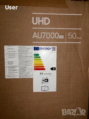 Телевизор Samsung UE50AU7092U 50” инча, снимка 8 - Телевизори - 54561134