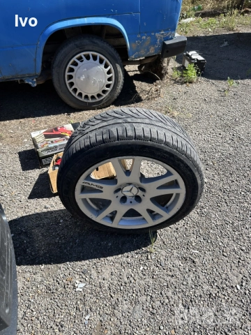 MercedesBenz джанти R17 с гуми, снимка 2 - Гуми и джанти - 55608859