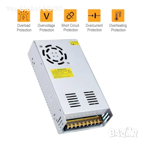 Захранване 36V 16.6A 600W SMPS AC/DC PSU, снимка 7 - Друга електроника - 54521275