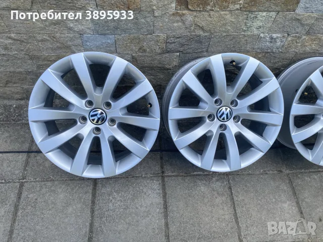 Оригинални джанти VW Scirocco, Tiguan, Touran, Golf, Passat, Caddy, снимка 2 - Гуми и джанти - 49606045