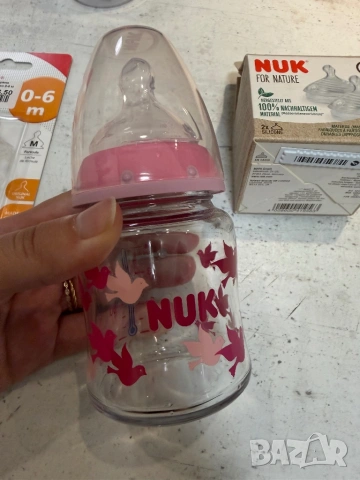 Nuk шишета, залъгалки и биберони, снимка 7 - Прибори, съдове, шишета и биберони - 54672938