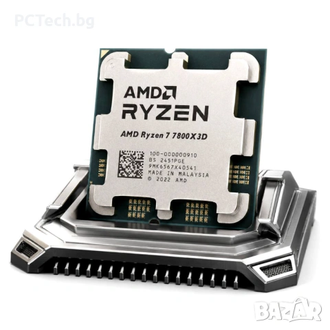 Процесор AMD Ryzen 7 7800X3D, AM5, 8C/16T, 5.00GHz, 96MB L3 Cache, Tray