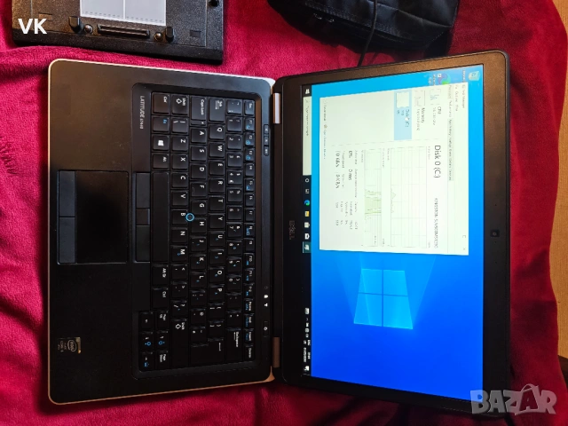 DELL Latitude E7440 със зарядно за кола и док станция, снимка 9 - Лаптопи за работа - 54439158