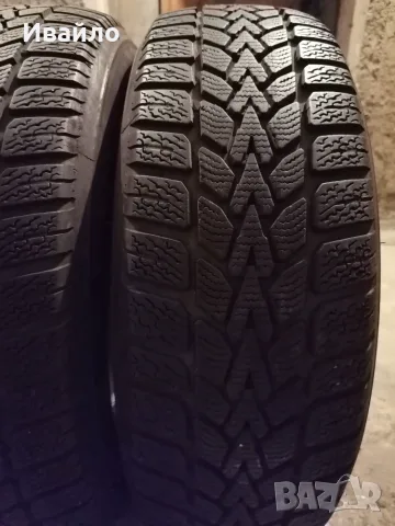 Продавам 2 броя зимни гуми 195.65.15 на 1 сезон дот 2021 Dunlop , снимка 2 - Гуми и джанти - 55423535