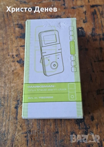 часовник будилник за пътуване Marksman Марксман дигитален с калъф, снимка 11 - Други - 54078594