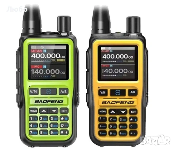 Комплект 2 Броя Baofeng UV-5R EU MINI Безжичен Радиостанция UHF/VHF 5W, снимка 2 - Друга електроника - 54594746