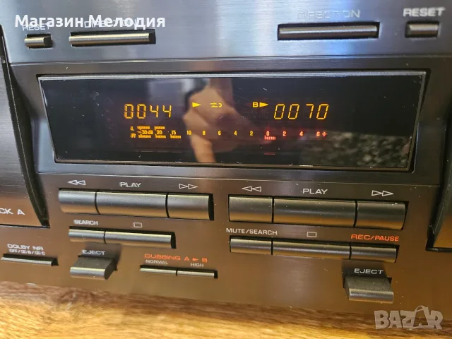 Касетен дек Yamaha KX-W321 Natural Sound – Прецизно аудиофилско възпроизвеждане на Вашите касети, снимка 12 - Декове - 55300642