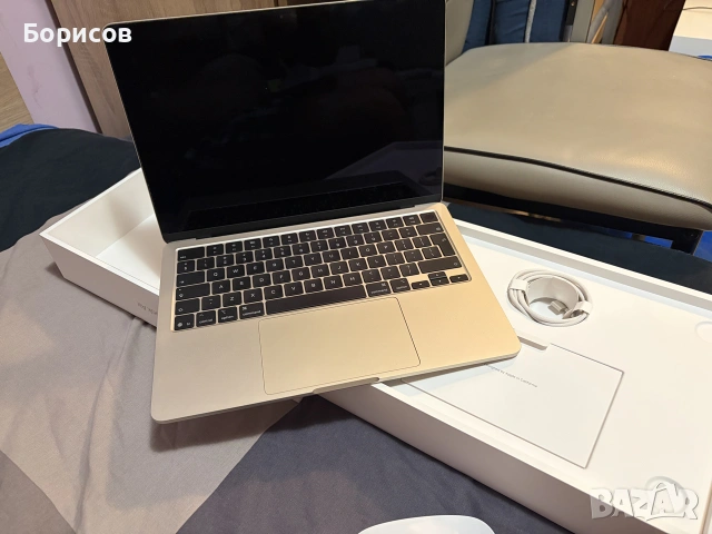 MacBook Air(2025),с процесор M4,13.6’ дисплей, ПЛЮС ПОДАРЪК MAGIC MOUSE, снимка 3 - Лаптопи за работа - 55280358