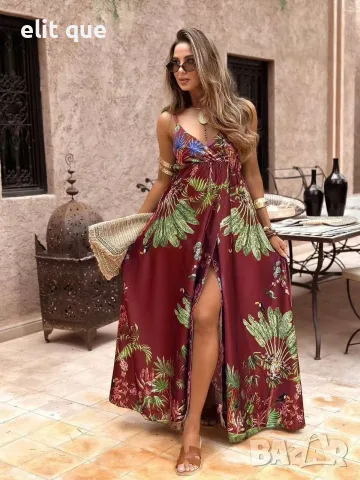 дълга лятна рокля 