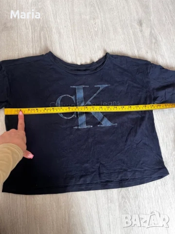 Дамска тениска Calvin Klein Jeans (CK) оригинална, снимка 3 - Тениски - 54557032