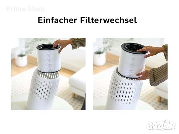 Смарт пречиствател за въздух Bosch Air 4000i, WiFi, 3-в-1 филтър, до 62.5 кв.м., снимка 8 - Овлажнители и пречистватели за въздух - 55006482