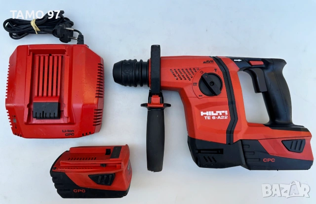 Hilti TE 6-A22 AVR - Акумулаторен безчетков перфоратор 2x22V 5.2Ah