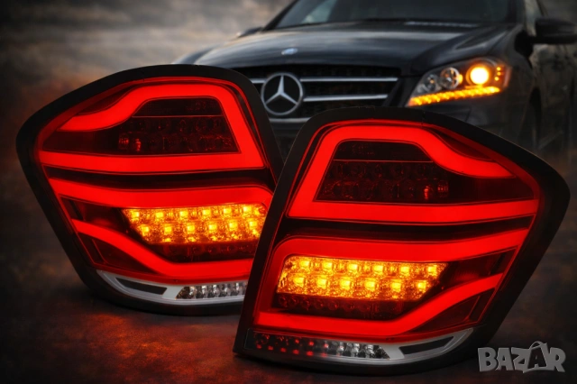 LED Стопове за Mercedes ML W164 (2005-2008) – Комплект Ляв + Десен Без Грешки