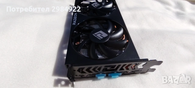 ВИДЕОКАРТА ATI RADEON RX6600XT 8GB DDR6 PCIe 4.0 POWERCOLOR, снимка 4 - Видеокарти - 55191970
