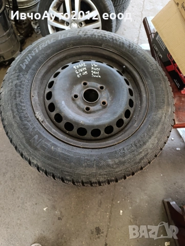 Комплект метални джанти със зимни гуми 195/65/15 Vw passat audi A3 A4 golf 5/6 seat skoda , снимка 2 - Гуми и джанти - 54366098