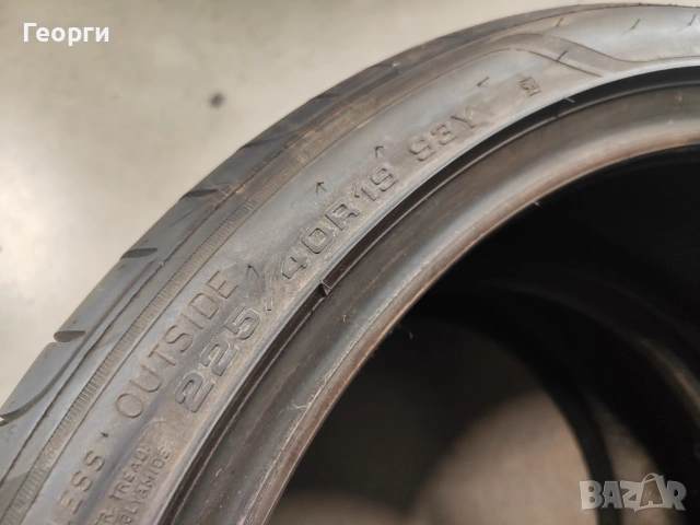 2бр. летни гуми 225/40/19 Goodyear, снимка 4 - Гуми и джанти - 55240948