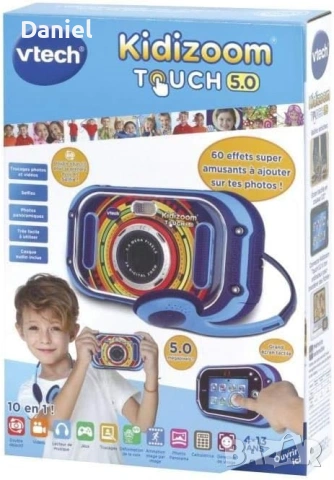 Детски Цифров Фотоапарат VTech Kidizoom Touch 5, снимка 6 - Електрически играчки - 54869021