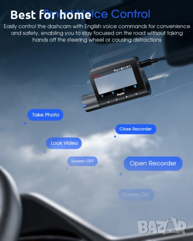 5K 3-канална видеорегистратор, снимка 7 - Камери - 54216882