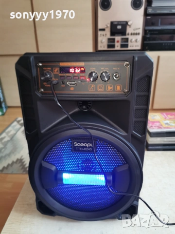 ТОНКОЛОНА С МИКРОФОН И ДИСТАНЦИОННО 0404261903, снимка 4 - Bluetooth тонколони - 54091897